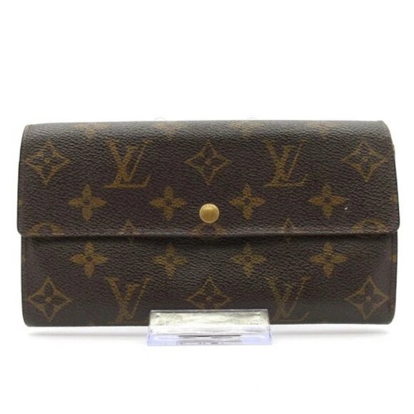 LOUIS VUITTON Pochette Porte Monnaie Credit M61725 Monogram - TH0949